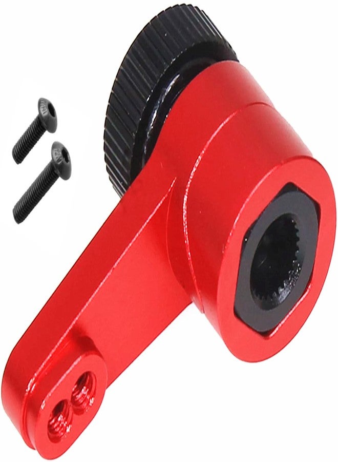 مجموعة قطع غيار ترقية ذراع سيرفو من الألومنيوم 25T لسيارة التحكم عن بعد Axial 1/10 RBX10 SCX10 90046 Capra 1.9 UTB LOSI 1/8 LMT Solid AXLE 4WD Monster Truck LOS04022 (أحمر) - Image 2